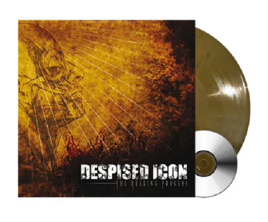 Despised Icon - The Healing Process. Golden/Black marbled LP/CD. Only 300 worldwide!
